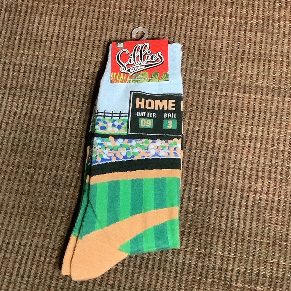$5 or 4/$10-Sillies Socks Homerun socks